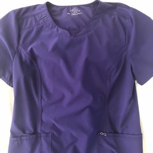 Scrub top - Cherokee Infinity top XL. Grape color